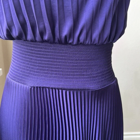 A.L.C. Ruby Pleated One Shoulder Dress size 8 - Picture 11 of 12